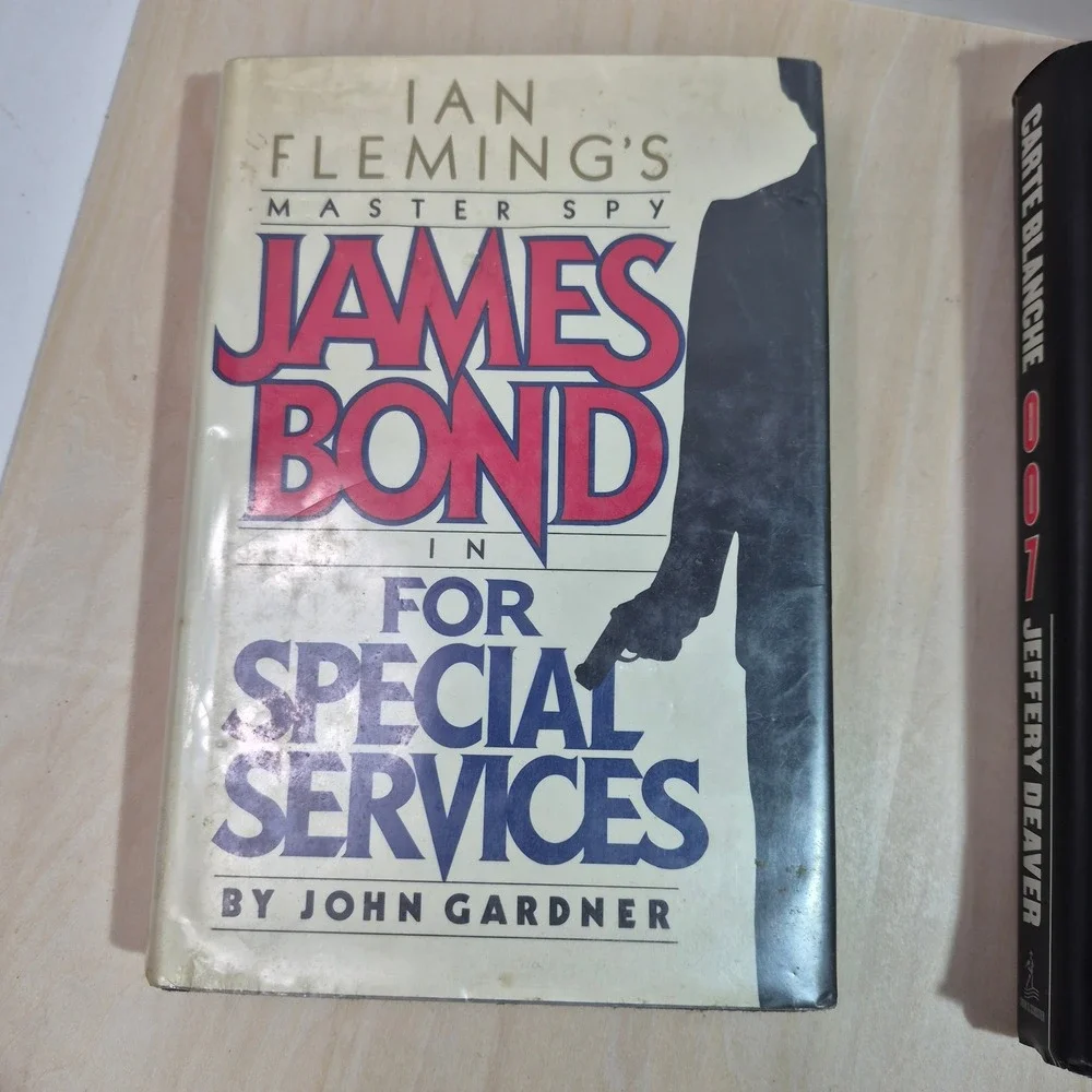 James Bond 007 John Gardner Scorpius Carte Blanche Jeffery Deaver‎ Hardcover Lot